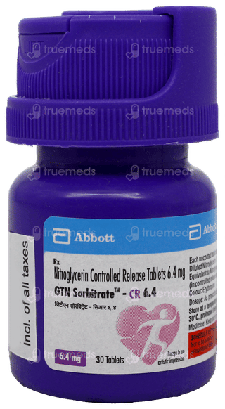 Gtn Sorbitrate Cr 6.4 Tablet 30